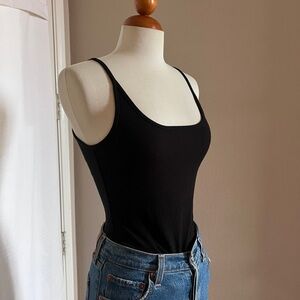 Elegant Black Backless Women's Bodysuit